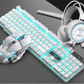 Keyboard Mouse Headset Glare Gaming Set