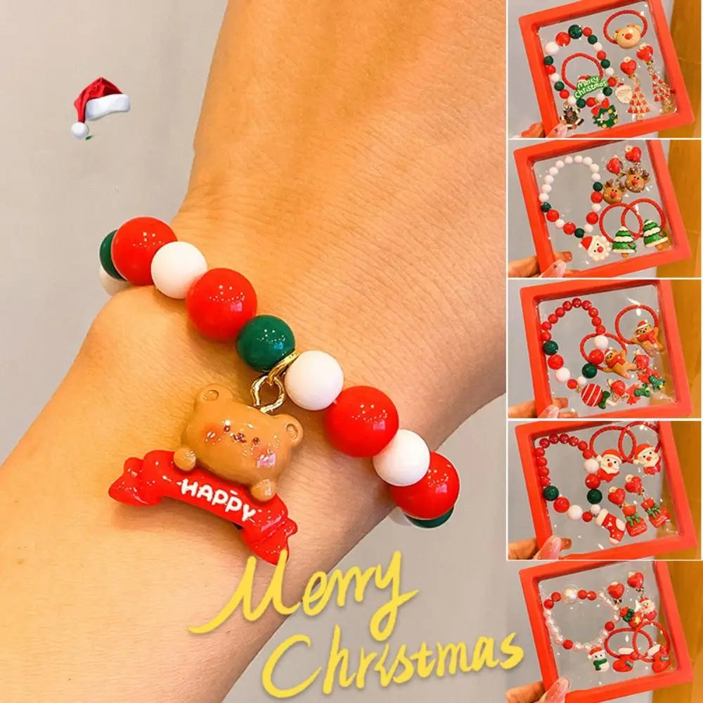 Handmade Christmas Children's Bracelet Versatile Santa Claus