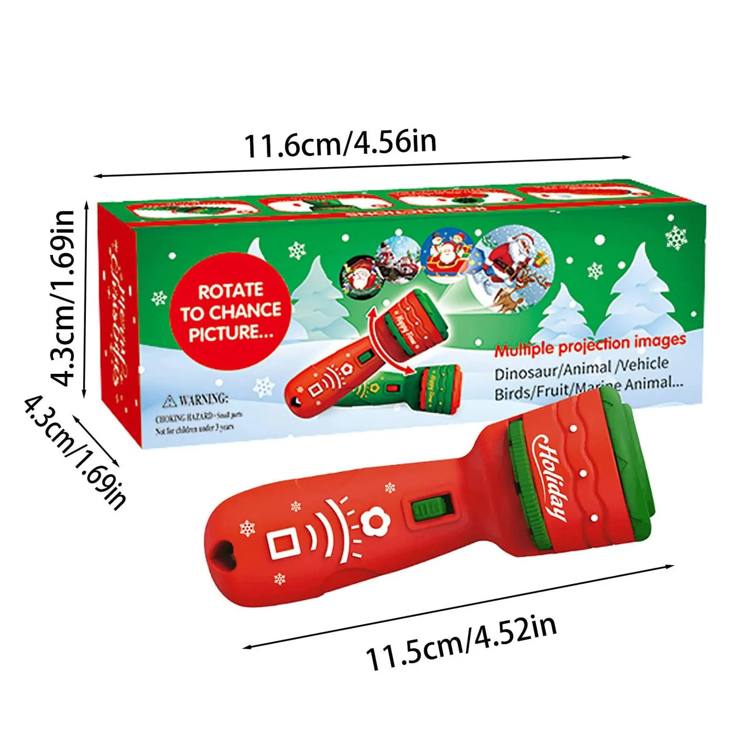 Flashlight Projector Lifelike 24 Kinds Of Design