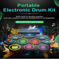 Portable USB Electronic Drum Pad Kit With Built-in Speaker